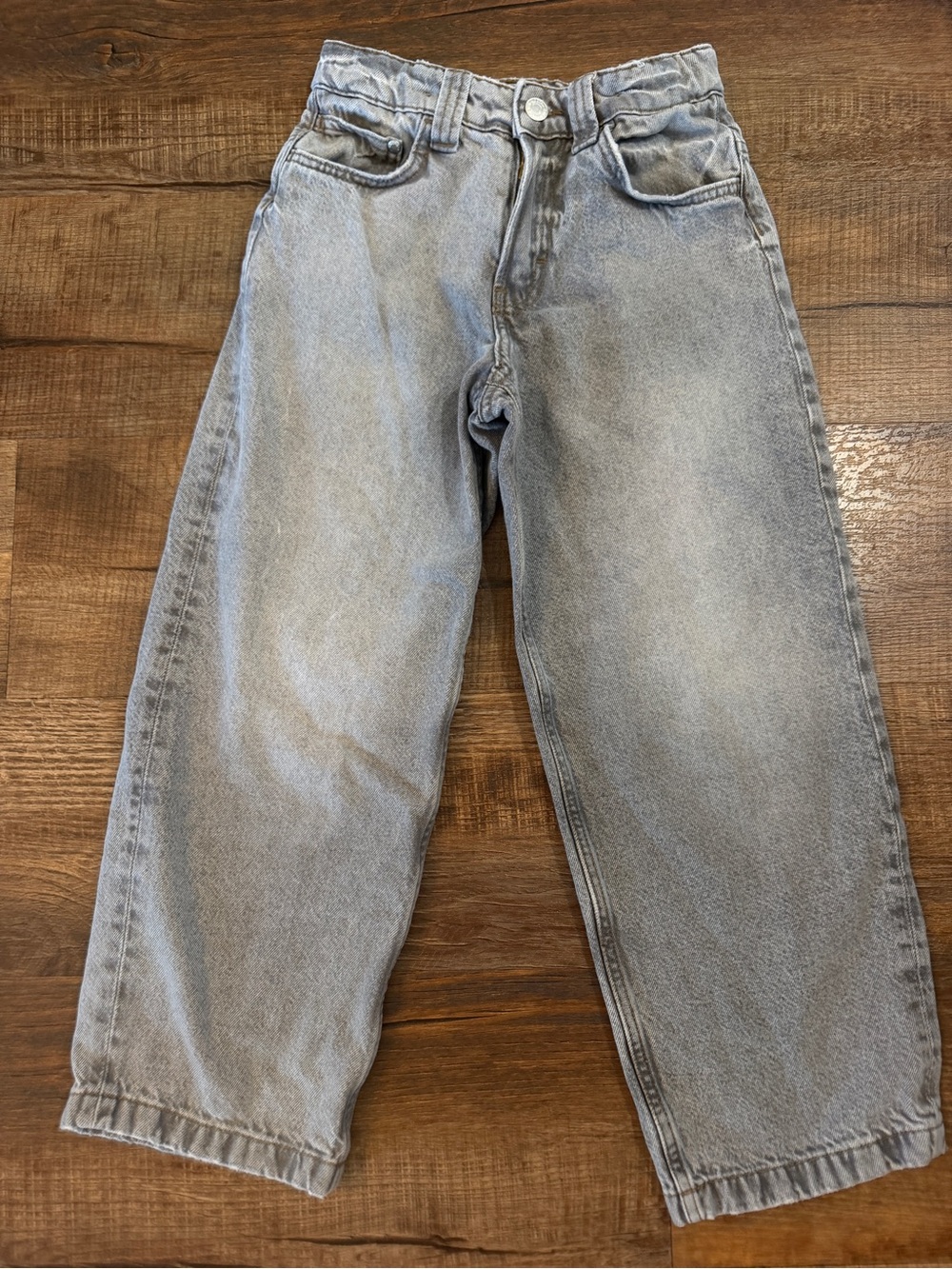 H&M Men's Washed Gray Relaxed Jeans